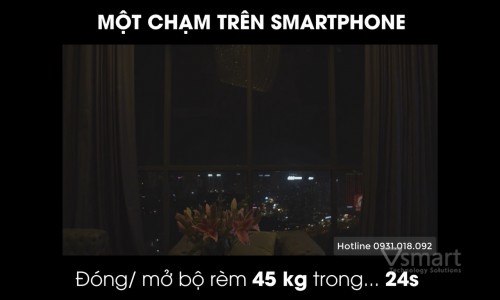 [Video] Rèm thông minh Lumi đóng mở chỉ bằng 1 chạm bằng smartphone